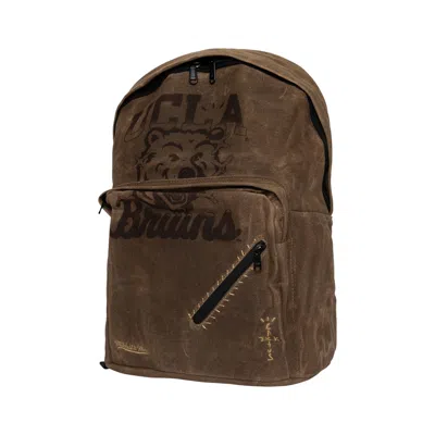 Pre-owned Cactus Jack By Travis Scott X Mitchell & Ness University Of California, Los Angeles Backpack 'brown'