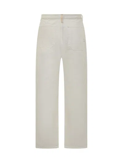Amish Pant Pleated Pocket Pants In White