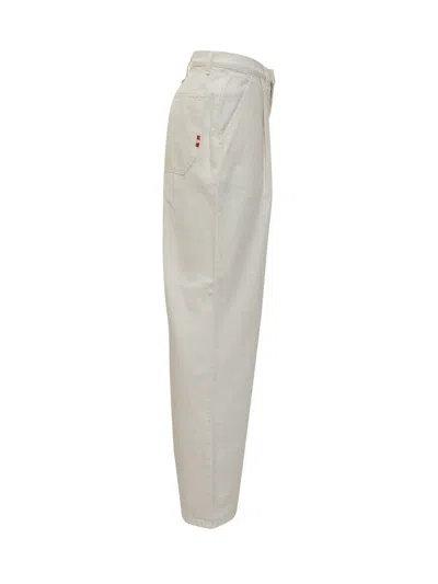 Amish Pant Pleated Pocket Pants In White