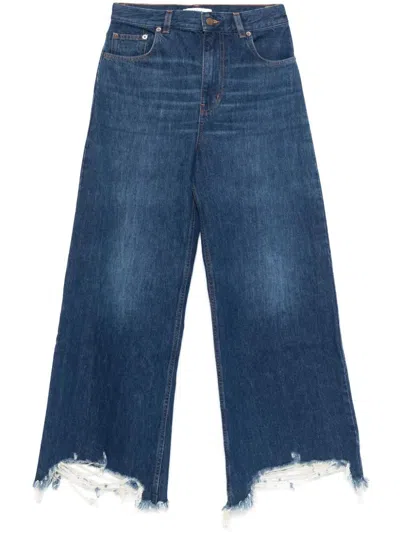 Chloé Chloe Women Wide Leg Denim In Blue