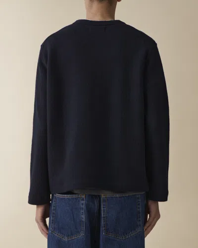 Jeanerica Luca V-neck Sweater Navy In Blue