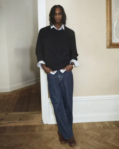 Jeanerica Luca V-neck Sweater Navy In Blue