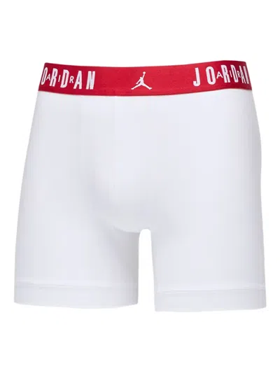 Jordan Flight Logo-waistband Boxer Briefs (pack Of Three) In Multi