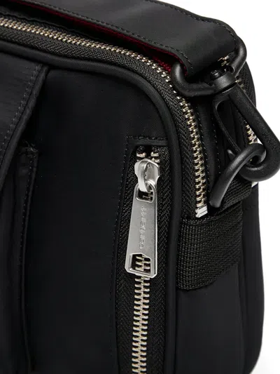 Carhartt Essentials Shoulder Bag Polyester Logo Strap In Black