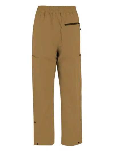 Autry Nylon Jogging Pants With Drawstring In Brown
