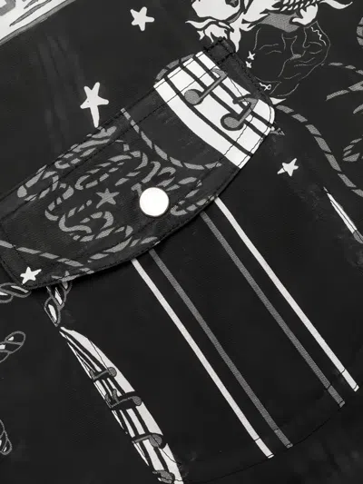 Emotionally Unavailable Short-sleeve Printed Shirt In Black