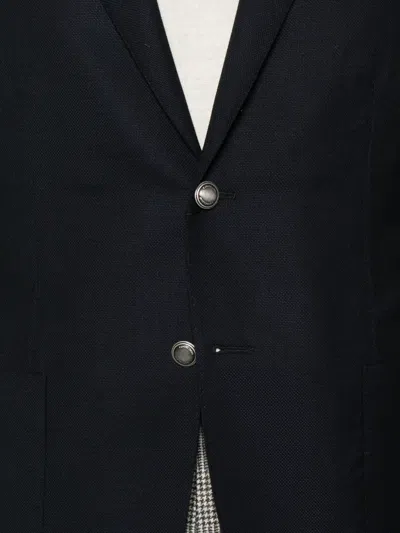 Corneliani Two-button Patch-pocket Blazer In Black