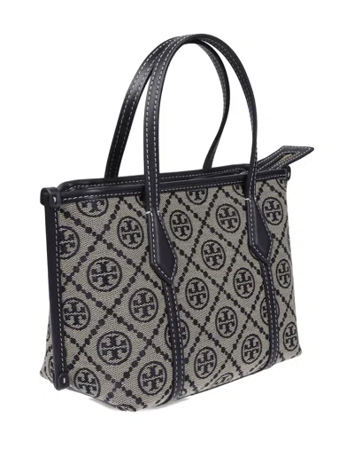 Tory Burch Perry Monogram Tote Bag In Neutral