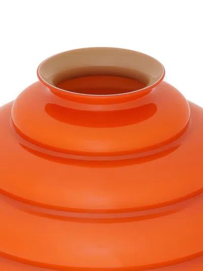 Dolce & Gabbana Venini X Dolce&gabbana Déco Vase In Orange
