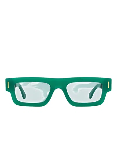 Retrosuperfuture Unisex Low-profile Sunglasses Colpo Francis Ajq Green 52mm In Multi