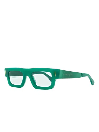 Retrosuperfuture Unisex Low-profile Sunglasses Colpo Francis Ajq Green 52mm In Multi