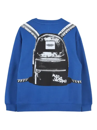 Marc Jacobs Graphic-print Sweatshirt In Blue
