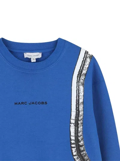 Marc Jacobs Graphic-print Sweatshirt In Blue