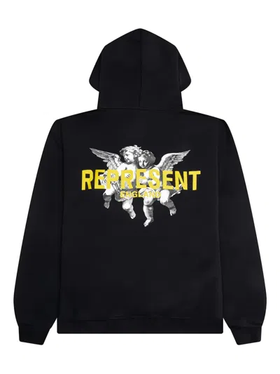Represent Legacy Cherubs Hoodie In Black