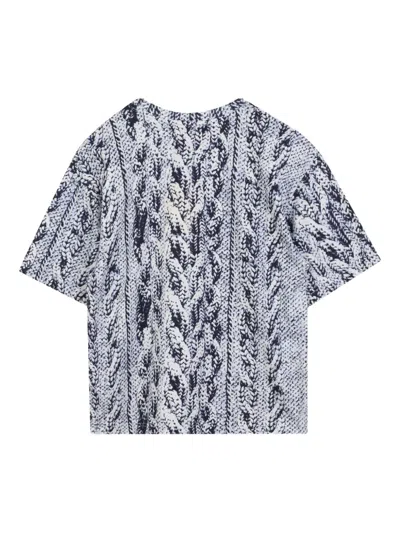 Marc Jacobs Trompe L'oeil-print T-shirt In Gray