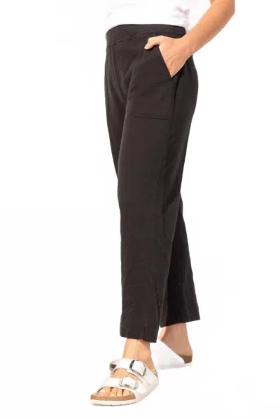 Escape By Habitat Ocean Front Terry Easy Breezy Pant In Black In Black