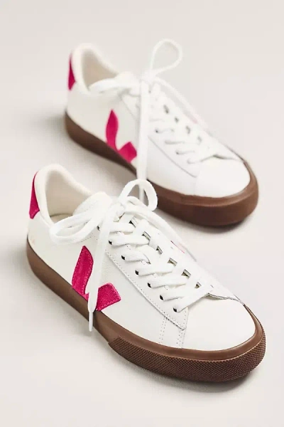 Veja Campo Leather Sneakers In White