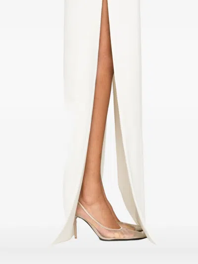 Tom Ford Sleeveless Round-neck Maxi Day Dress In White