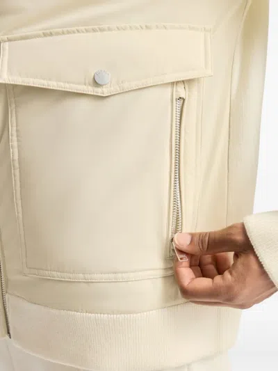 Fusalp Wool Panelled Jacket In Neutral