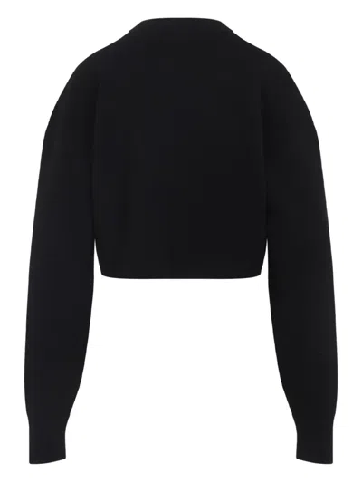 Tom Ford Maglione Oversize In Misto Lana Nera Donna In Black