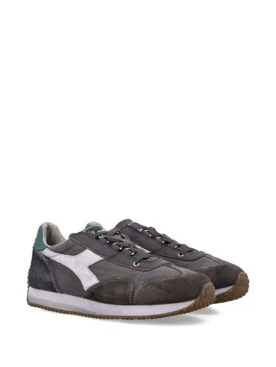 Diadora Heritage Equipe Sneakers In Mud Suede In Gray