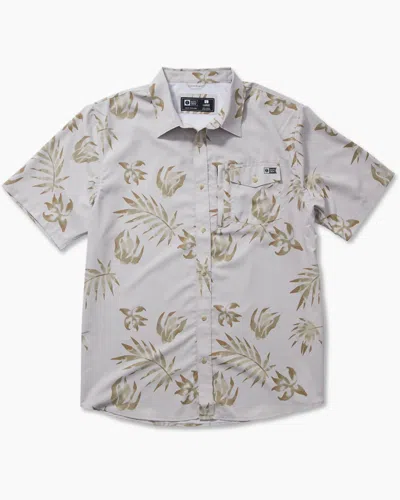 Salty Crew Men's Badland Short Sleeve Tech Woven In Natural In White