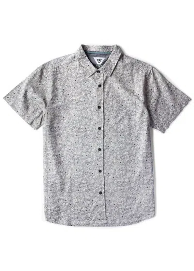 Vissla Men's Lazy Daisy Eco Short Sleeve Shirt In Dune In Gray