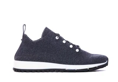 Jimmy Choo Veles Fabric Low-top Sneakers In Blue