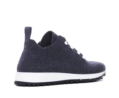 Jimmy Choo Veles Fabric Low-top Sneakers In Blue