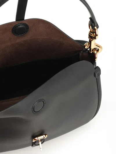 Etro Medium Pony Bag In Black