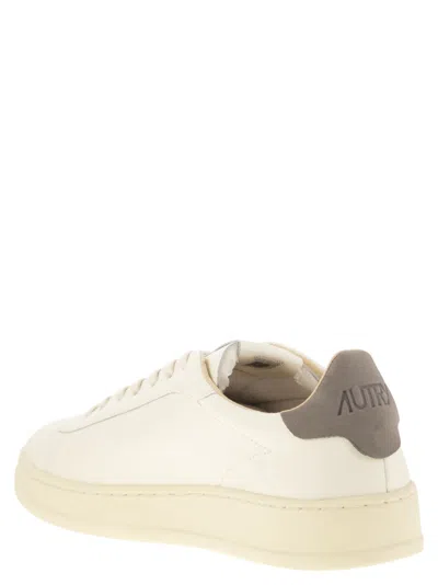 Autry Leather High-top Sneakers Perforated Toe In White
