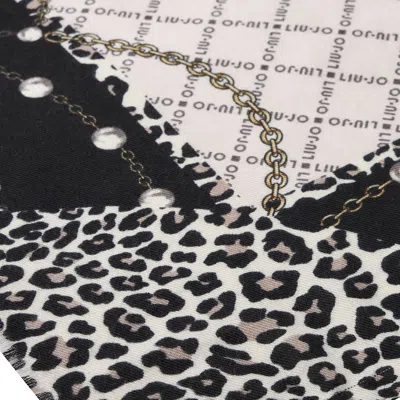 Liu •jo Printed Stole In Black