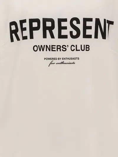 Represent Owners Club Logo T-shirt In Neutral