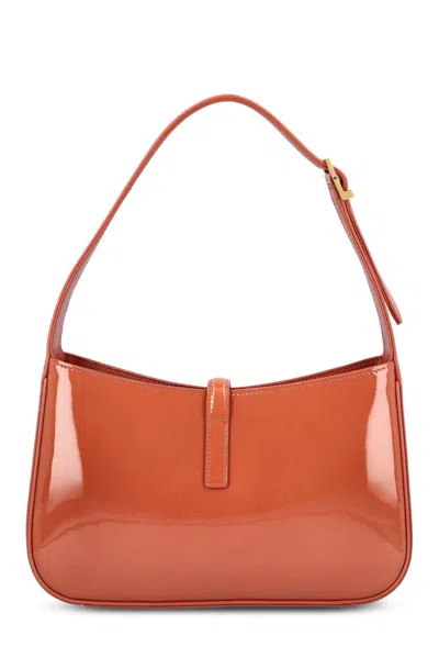 Saint Laurent Mini Bag Queens Calf Adjustable Strap In Brown