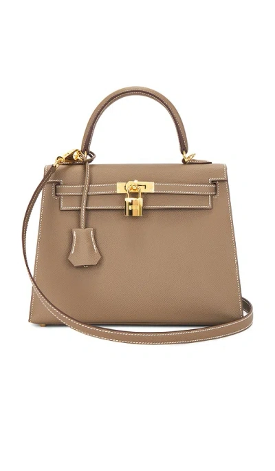 Fwrd Renew Hermes Epsom Kelly 25 Handbag
