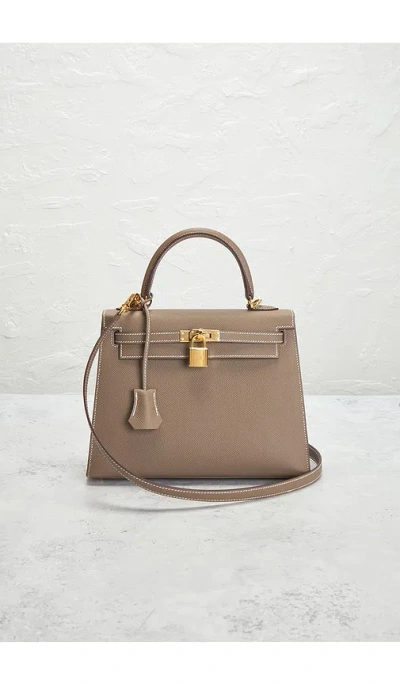 Fwrd Renew Hermes Epsom Kelly 25 Handbag