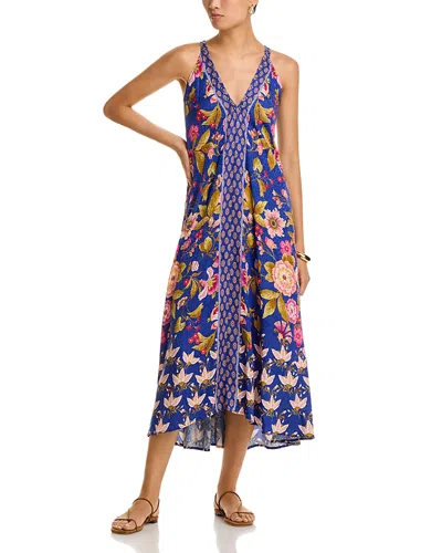 Johnny Was Eva Dress In Navy Camara In Multi