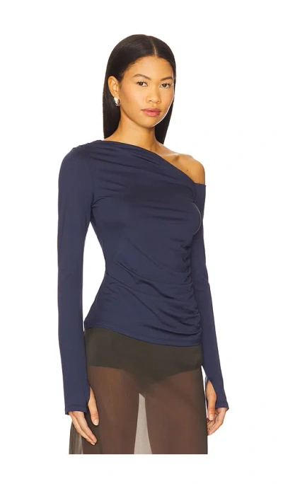 Nia Cleo Top In Blue