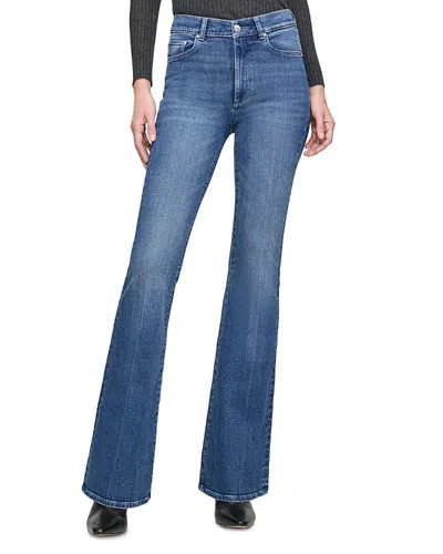 Dl1961 Bridget Boot High Rise Instasculpt Jeans In Oceanside In Blue