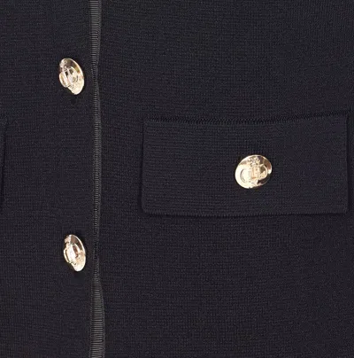 Liu •jo Buttoned-up Jacket In Black