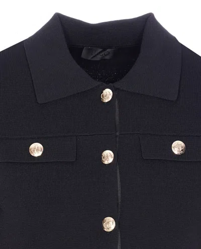 Liu •jo Buttoned-up Jacket In Black
