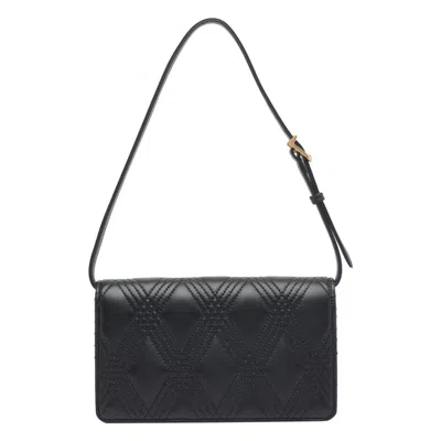 Valentino Quiltie 67 Mini Shoulder Bag In Quilted Nappa In Black