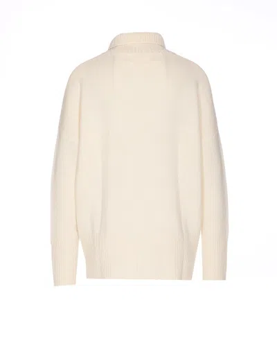 Lisa Yang Mock-neck Cashmere Sweater In Neutral