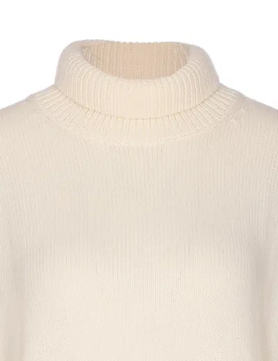 Lisa Yang Mock-neck Cashmere Sweater In Neutral