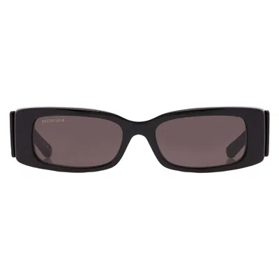 Balenciaga Grey Rectangular Ladies Sunglasses Bb0260s 001 56