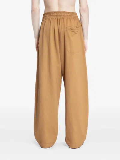 Hed Mayner Drawstring-waist Track Pants In Brown