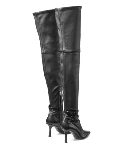 Jimmy Choo 85mm Camie Over-the-knee Boots In Black