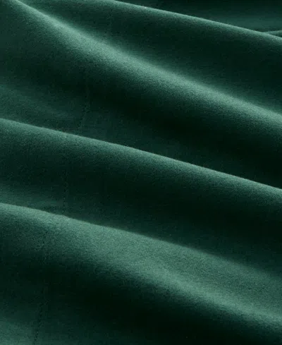 Charter Club Solid Flannel Pillowcase Set, Standard, Exclusively At Macy's In Green