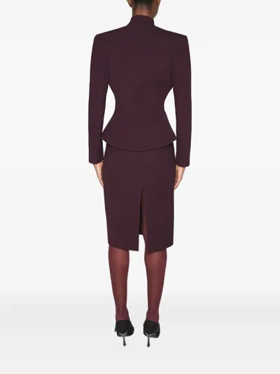 束腰伞摆腰身贴身夹克