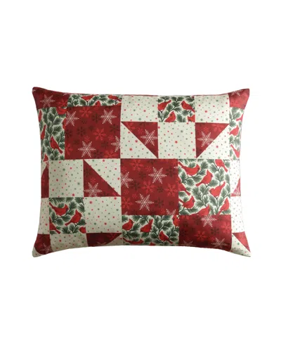 Hallmart Collectibles Cardinal Patchwork 3-pc. Comforter Set In Red